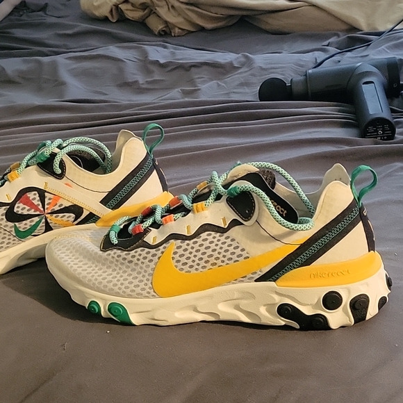 Nike react element 55 multicolor size 12 barely worn - Picture 2 of 4